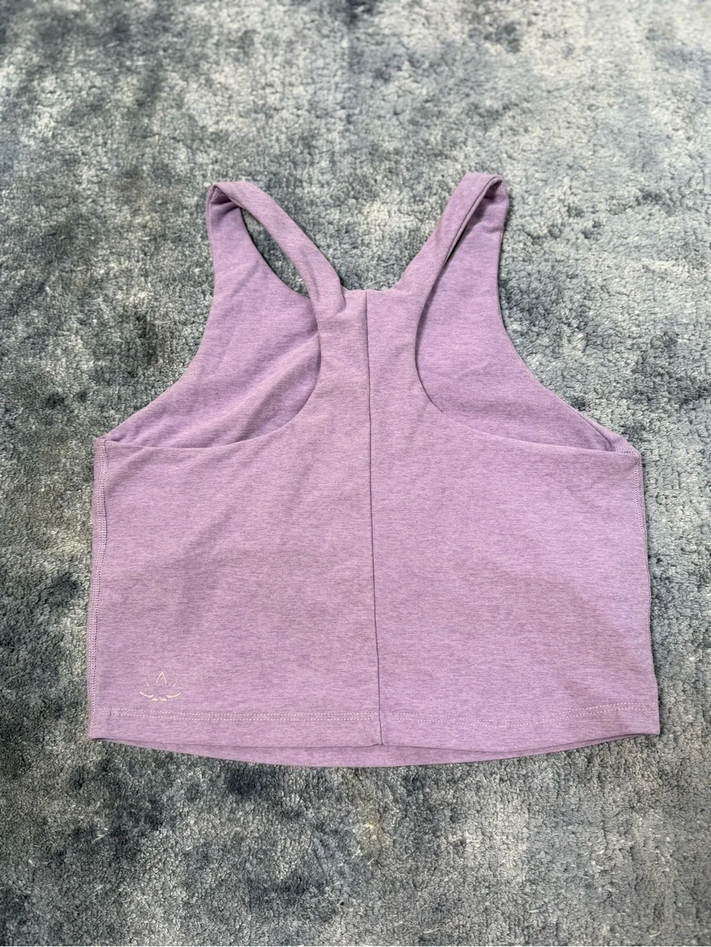 Beyond Yoga Spacedye Refocus Cropped Tank Lavender Heather